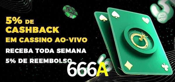 Promoções do cassino ao Vivo 666A